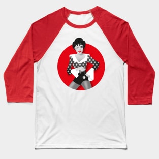 Polka dot girl Baseball T-Shirt